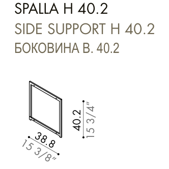 Desiree Bookcase Component IMAGE - dimensions, item code 009800