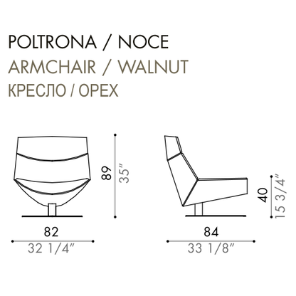 Desiree Armchair KARA - dimensions, item code 001015