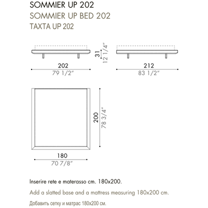 Desiree Bed Base LUDWIG - dimensions, item code 009172