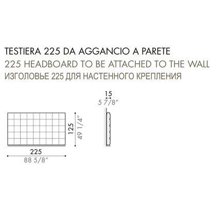 Desiree Headboard LUDWIG - dimensions, item code 009260