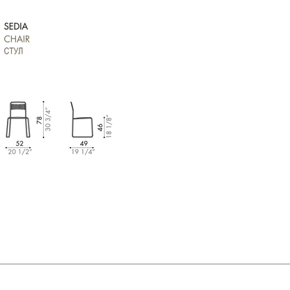 Desiree Chair MERINE - dimensions, item code 001115