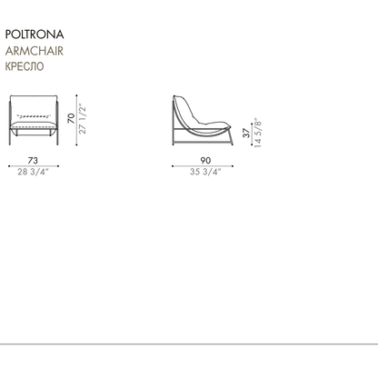 Desiree Armchair RITO - dimensions, item code 001011