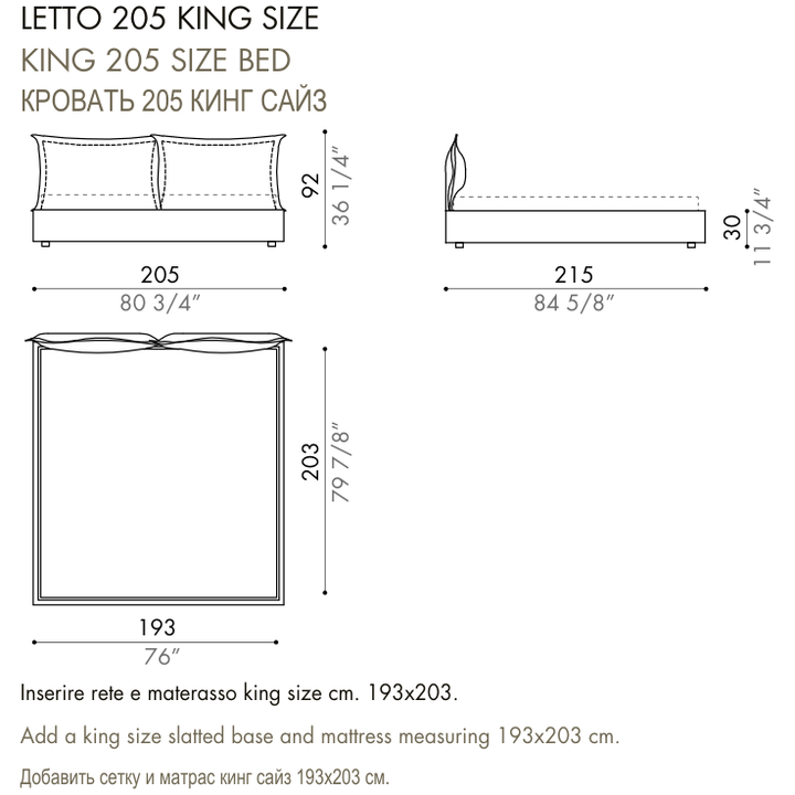 Desiree Bed VANITY - dimensions, item code 009060