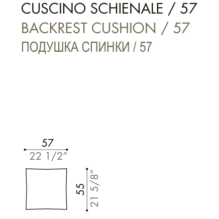 Desiree Cushion VON - dimensions, item code 007310
