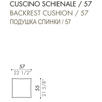 Desiree Cushion VON - dimensions, item code 007310