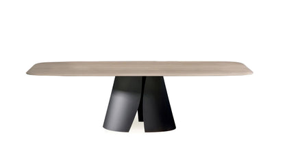 Devina Nais Dining Table Copenhagen - Shell — manufacturer image, example finish and configuration