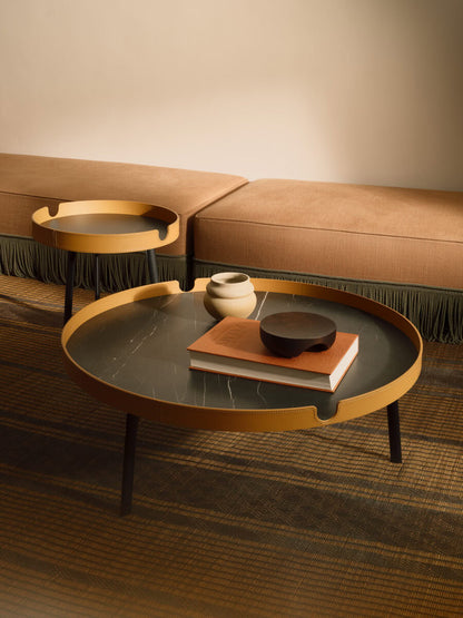 Bolzan Gabri coffee-table family showing both sizes; the displayed price is for one selected table.