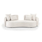COSY two-seater sofa with divided backrest - Canapa Axroma