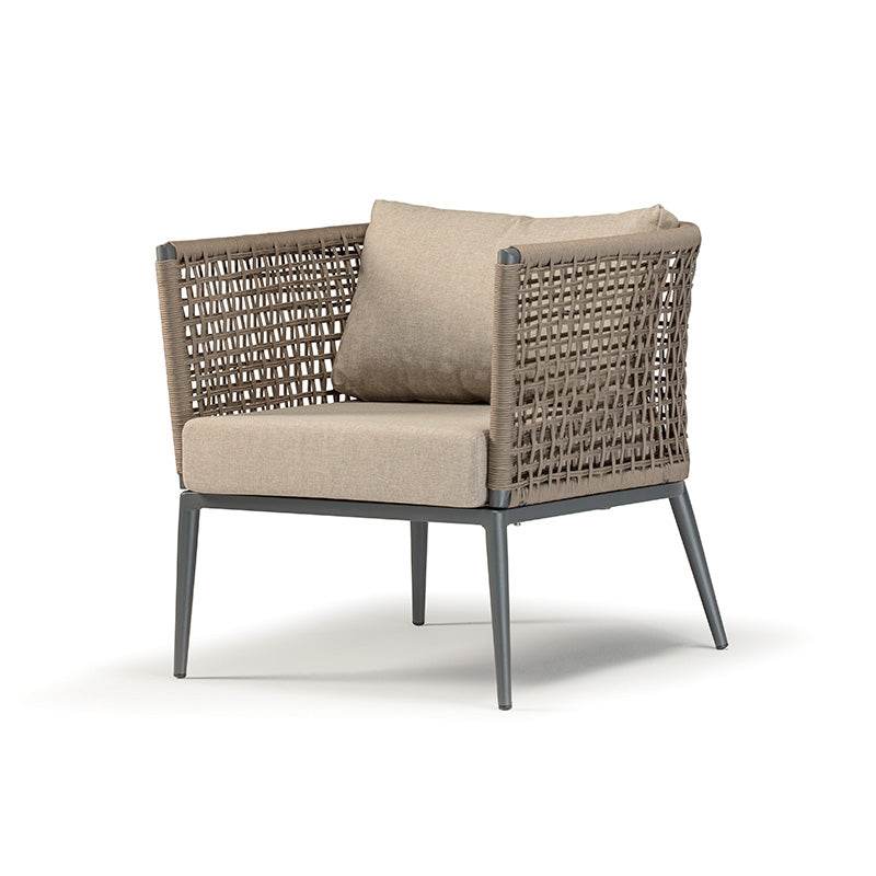 Idol&Furniture Lounge Armchair CUBA — Anthracite