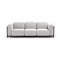 Idol&Furniture Sofa RULE ALU — Dark Grey / Lungo Light Grey — product view