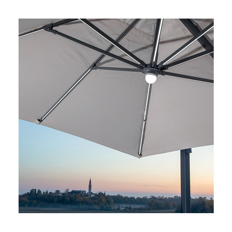 Idol&Furniture Umbrella TRIESTE LIGHT — setting view — official 8