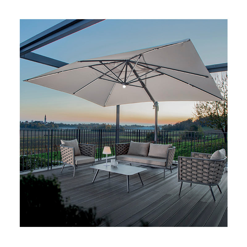 Idol&Furniture Umbrella TRIESTE LIGHT — setting view — official 9