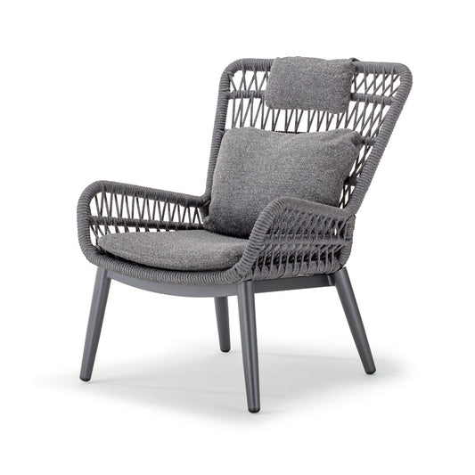 Idol&Furniture Lounge Chair TROPEA — Anthracite