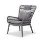Idol&Furniture Lounge Chair TROPEA — Anthracite