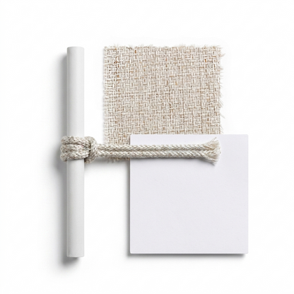 YOLK White finish combination - frame, rope and fabric