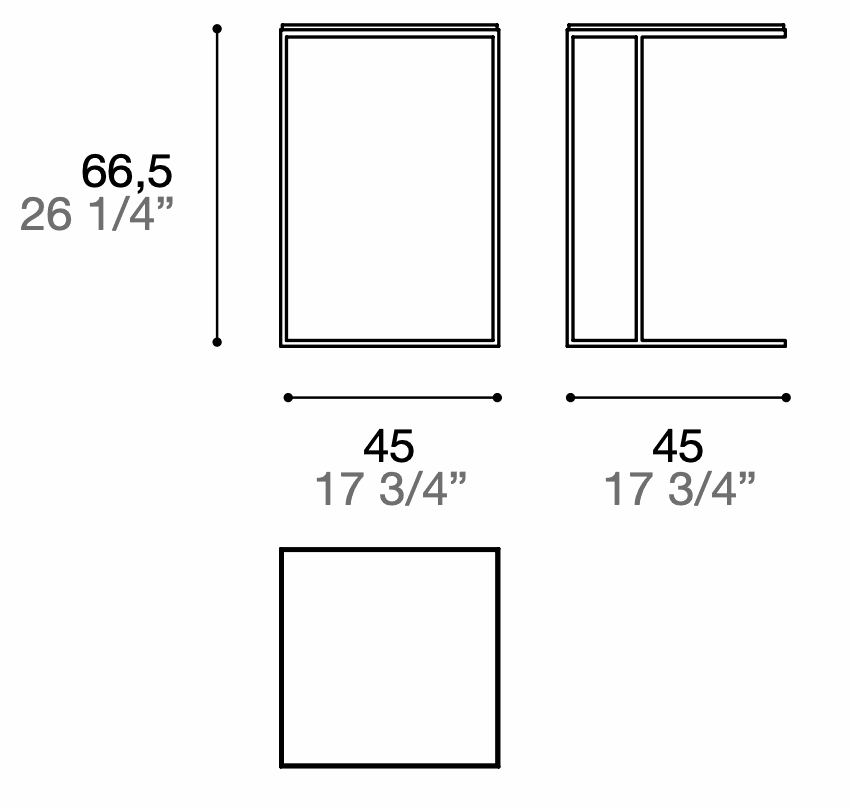 Manufacturer technical drawing for HAN456; line illustration, not a product photograph.