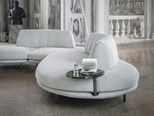 Desiree Side Table ELIES — official detail photograph of the optional side table; seating and decorative objects are not included