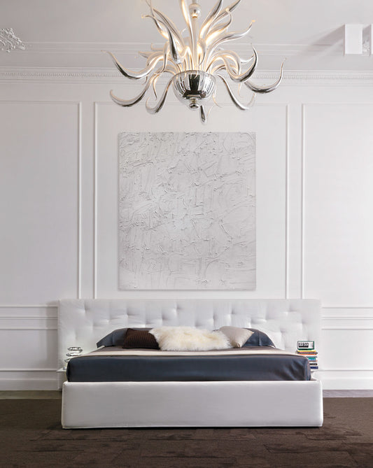 Désirée CHANCE bed shown with optional bedside shelves; this listing is for the pair of shelves only — view 1