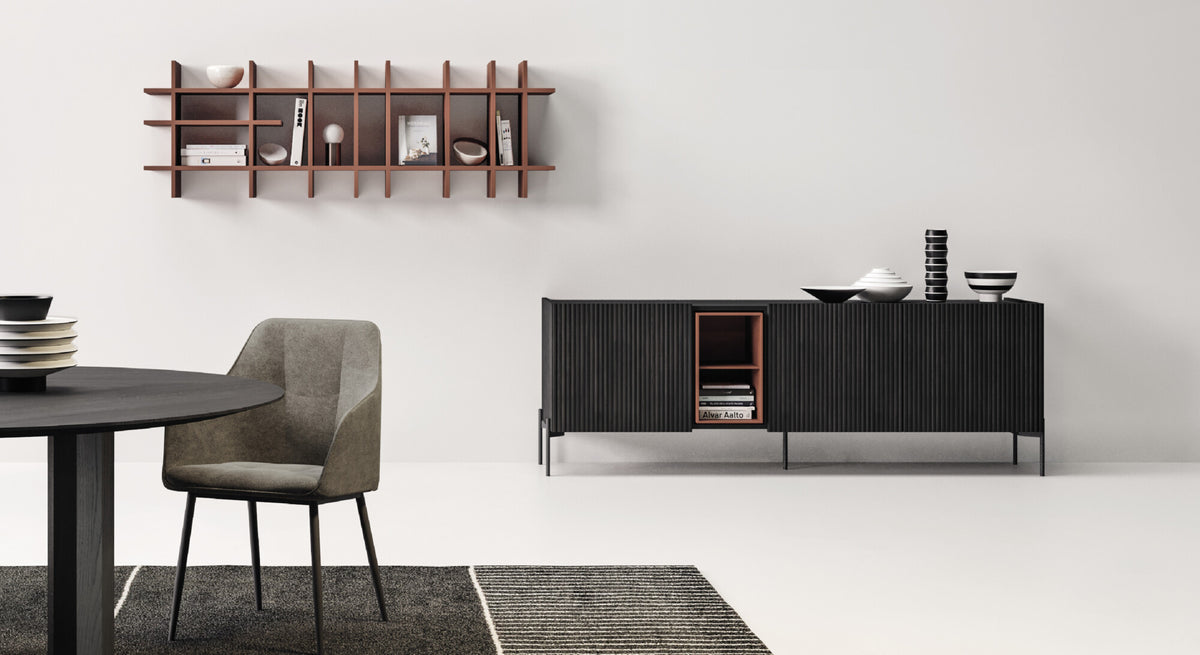 Devina Nais Bookcase Ritmo Suspended — official manufacturer view 11; example configuration