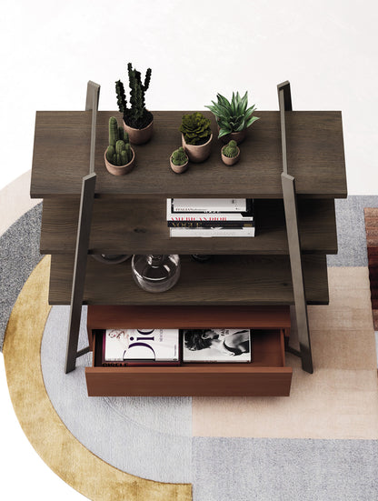 Devina Nais Bookcase Step Low — manufacturer example configuration and finish — additional view