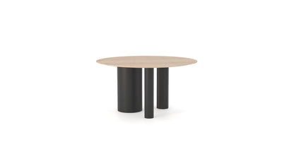 Devina Nais Dining Table Manhattan ring - Pillar 3 — manufacturer image, example finish and configuration