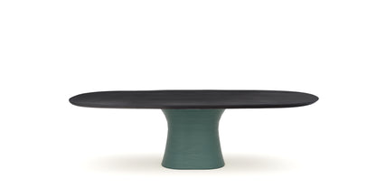 Devina Nais Dining Table Cosmopolitan - Monolith — manufacturer image, example finish and configuration