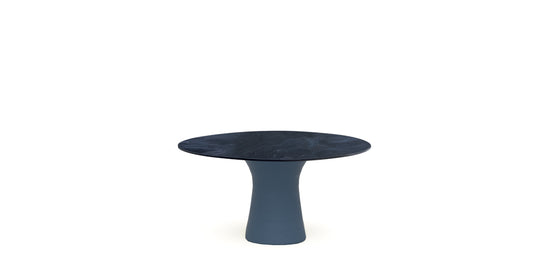 Devina Nais Dining Table Manhattan ring My-Glass - Monolith — manufacturer image, example finish and configuration