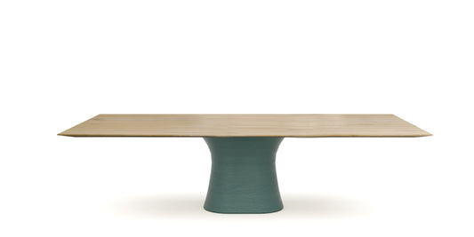 Devina Nais Dining Table Manhattan - Monolith — manufacturer image, example finish and configuration