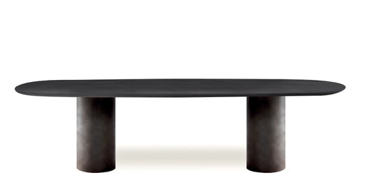 Devina Nais Dining Table Cosmopolitan - Pillar — manufacturer image, example finish and configuration