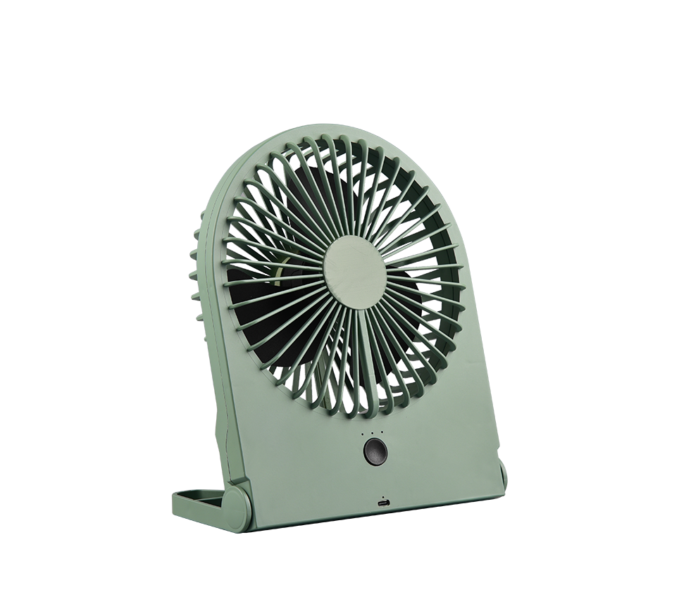 Breezy table fan pistachio green rechargeable — R044-49