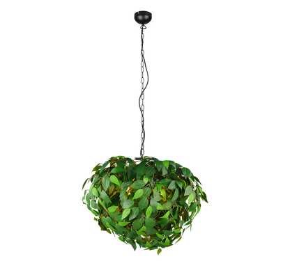 Leavy pendant 70 cm 4xE14 green — R10464015