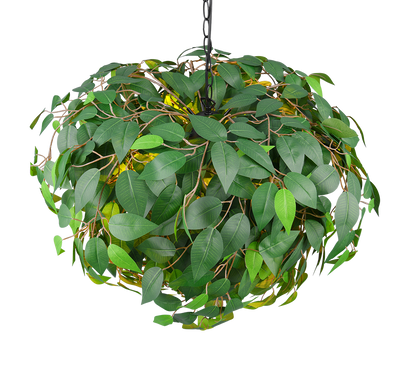 Leavy pendant 70 cm 4xE14 green — R10464015