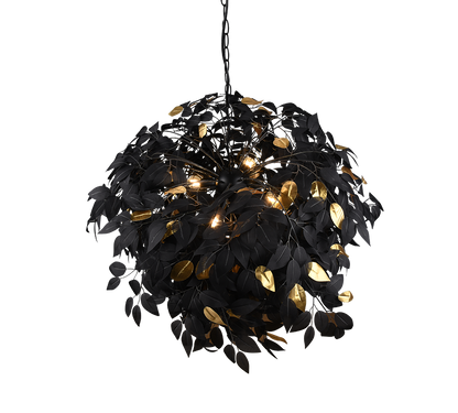 Leavy pendant 70 cm 4xE14 matt black — R10464032