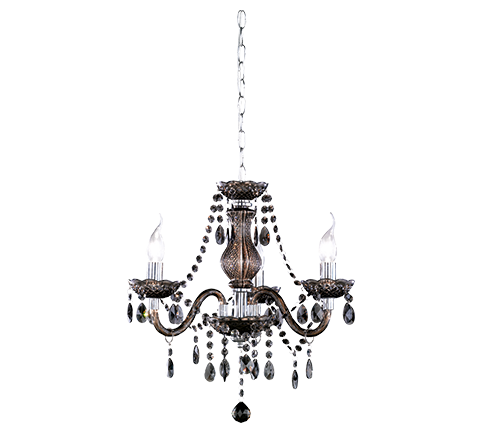 Luster chandelier 3-pc E14 black — R11073002