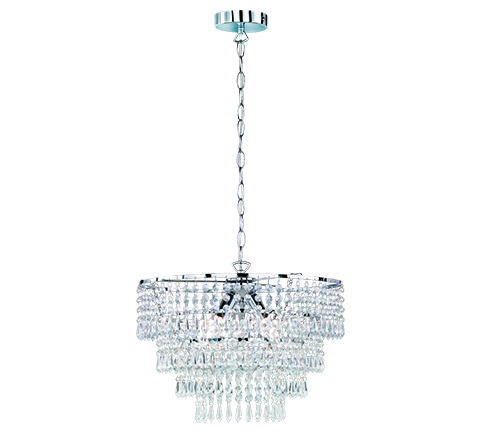 Orient chandelier 42 cm 3xE14 chrome — R13473006