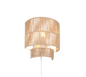 Satna wall lamp E27 brown/paper yarn — R20071026
