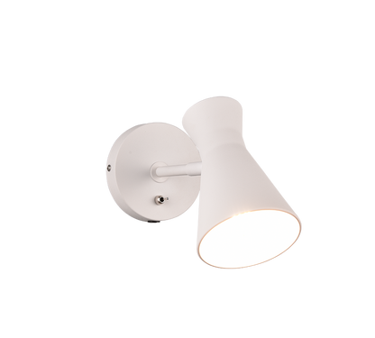Enzo wall lamp E27 matt white — R20781731
