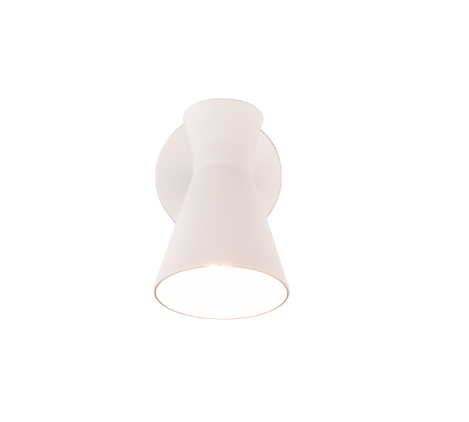 Enzo wall lamp E27 matt white — R20781731