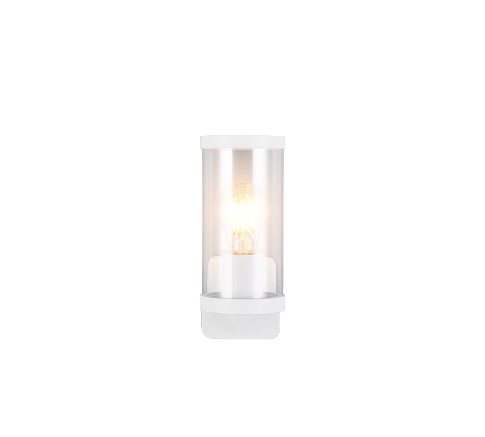 Bonito wall lamp E27 matt white — R21596131