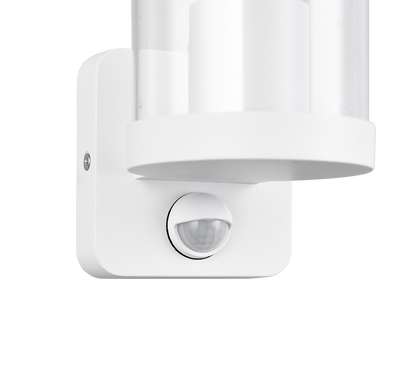 Bonito wall lamp E27 matt white motion sensor — R21599131