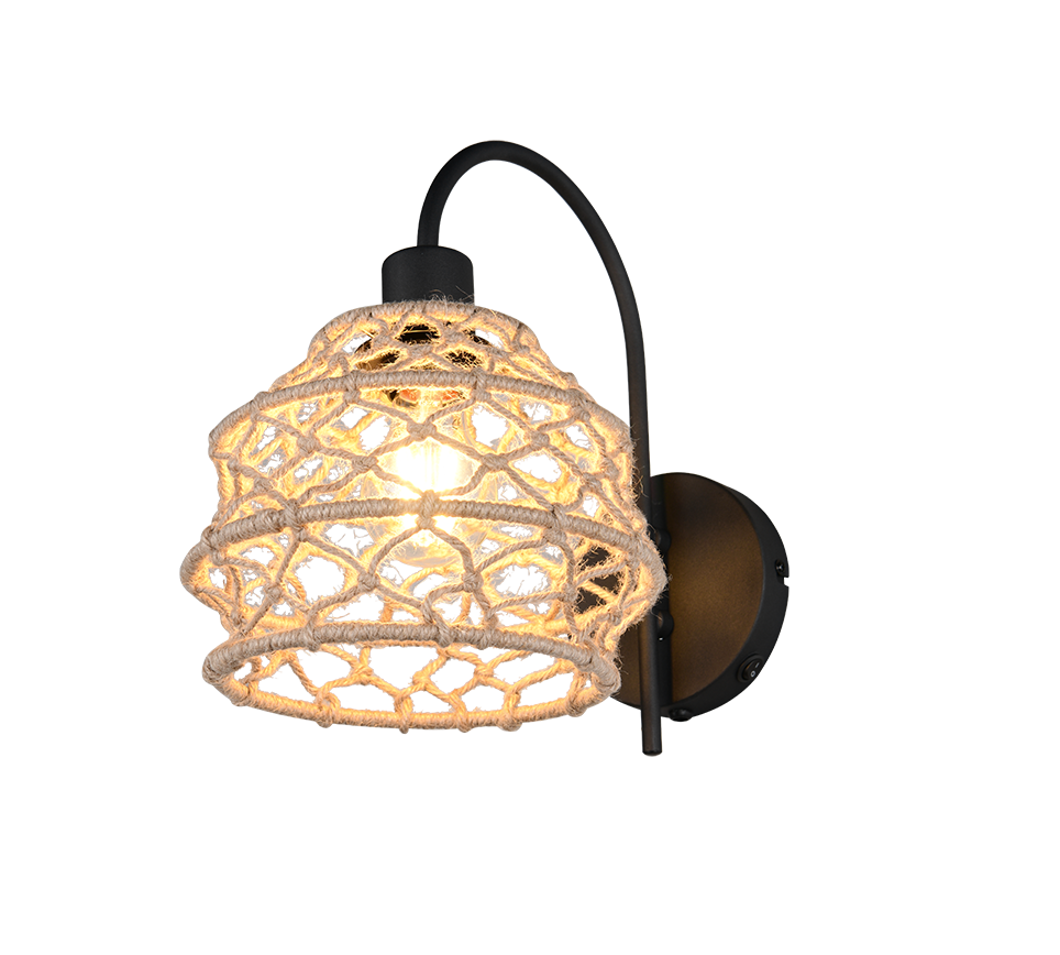 Hive wall lamp E27 natural color/hemp — R21681736