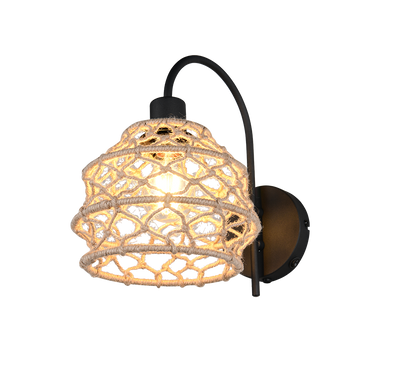 Hive wall lamp E27 natural color/hemp — R21681736
