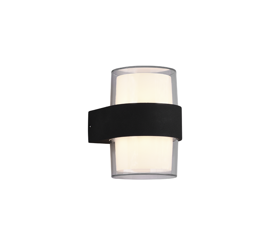 Molina LED wall lamp round anthracite — R22052142