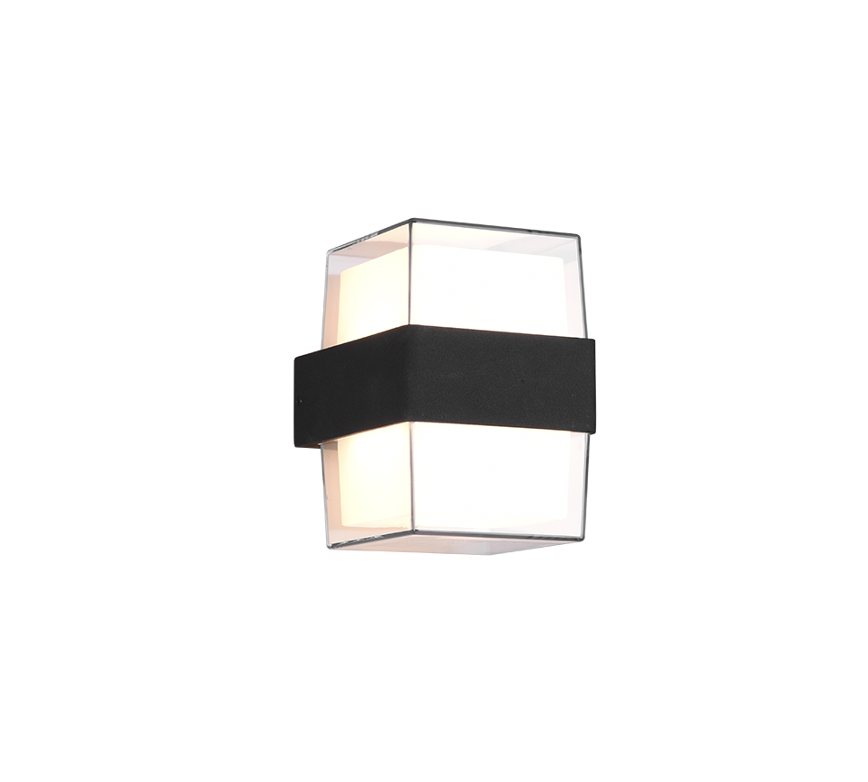 Molina LED wall lamp square anthracite — R22062142