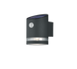 Salta solar wall lamp anthracite motion sensor — R22231142
