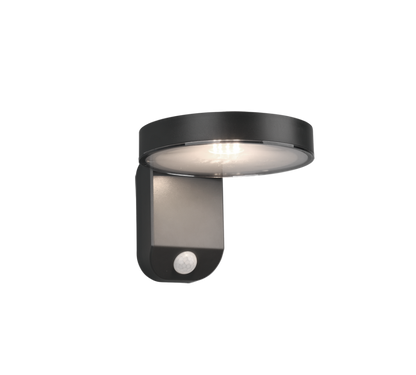 Posadas solar wall lamp anthracite motion sensor — R22251142