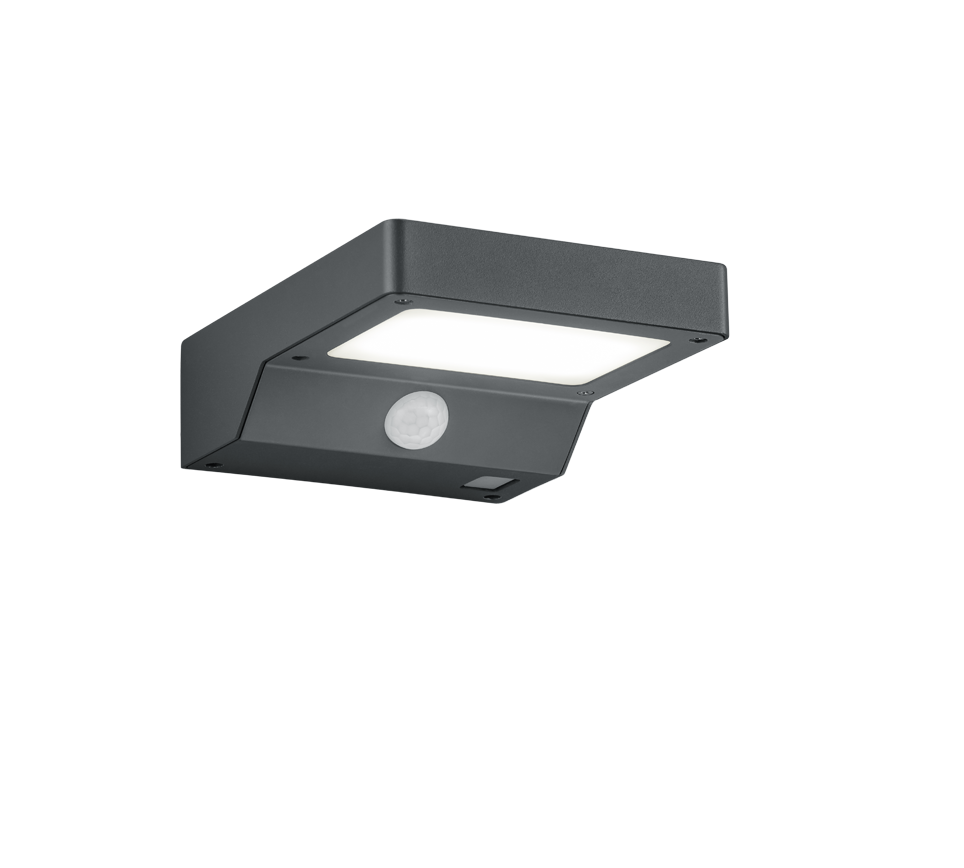 Fomosa solar wall lamp anthracite motion sensor — R22281142