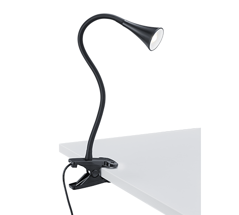 Viper LED table lamp clip black — R22398102