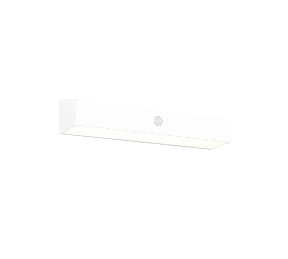 Silves hybrid solar LED wall lamp white rechargeable motion+dusk sensor 4000K — R23306101