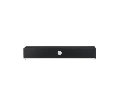 Silves hybrid solar LED wall lamp black rechargeable motion+dusk sensor 4000K — R23306102